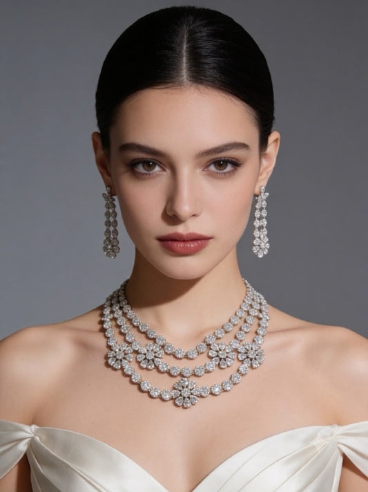 Crystal Clear Cubic Zircons Set