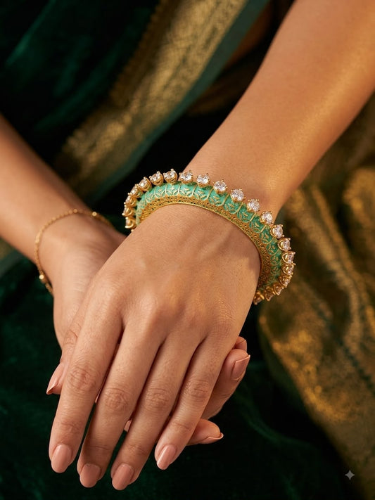 Enamelled bangle