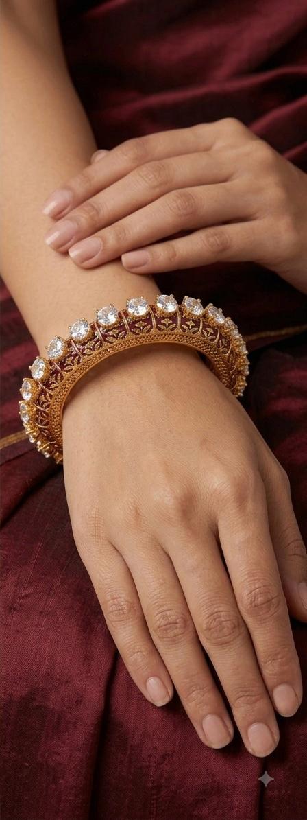 Enamelled bangle