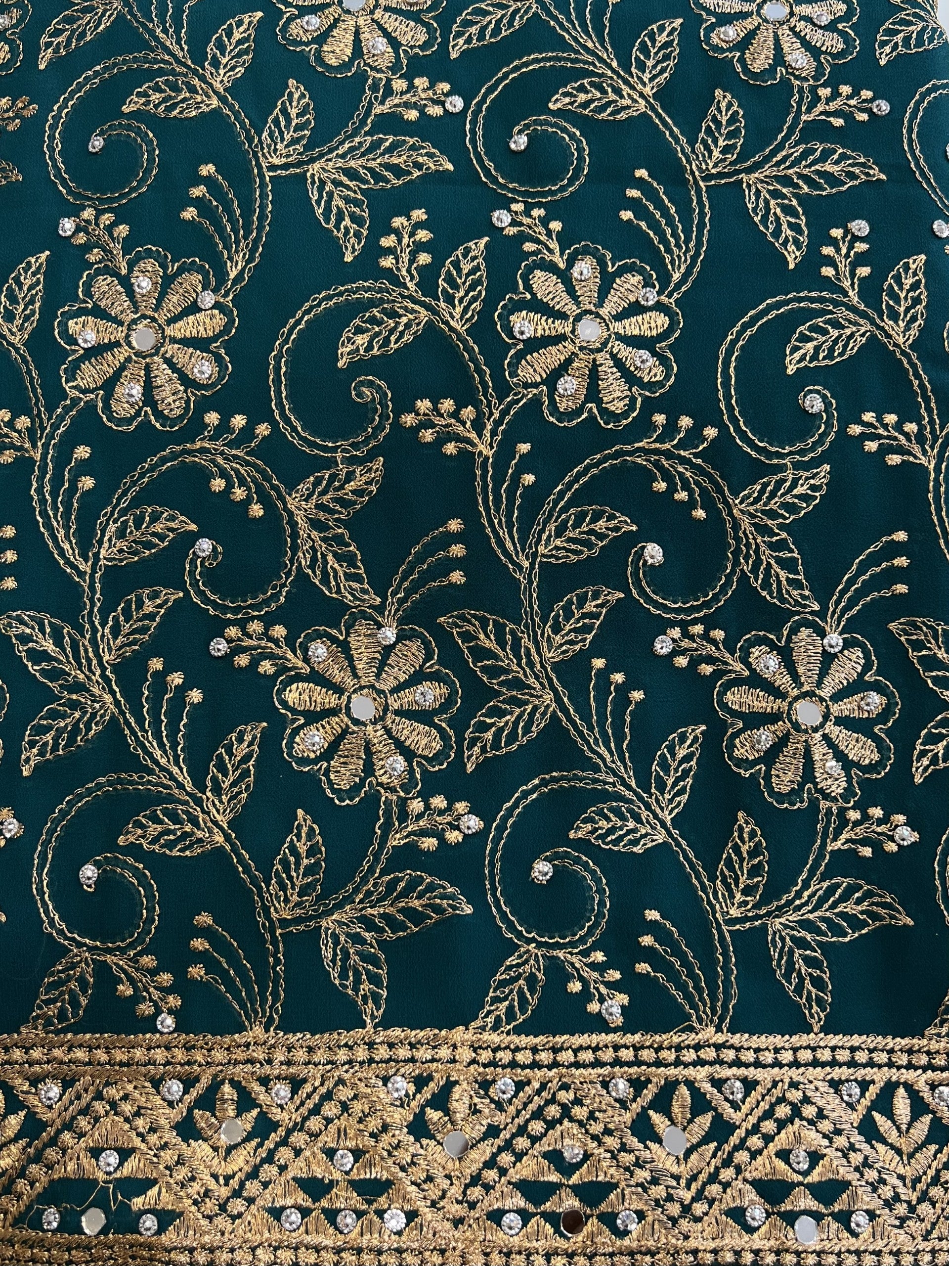 Georgette unstitched suit