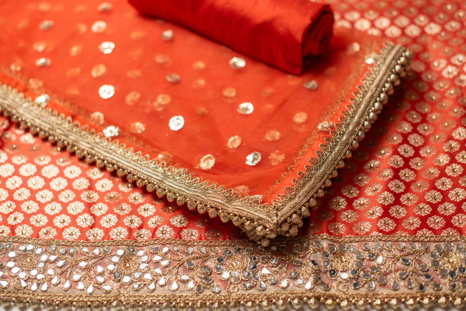 Unstitched Brocade Suit