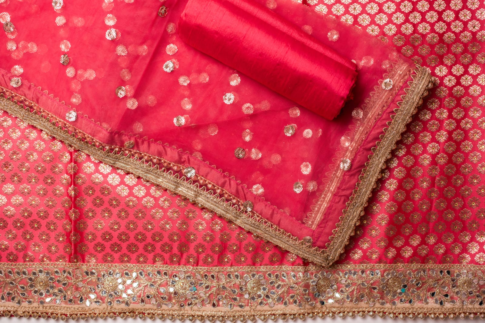 Unstitched Brocade Suit