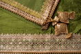 Load image into Gallery viewer, Unstitched Silk Dimante Work Suit
