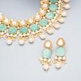 Load image into Gallery viewer, Kundan Necklace Set With Earrings Cut
