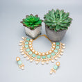 Load image into Gallery viewer, Kundan Necklace Set With Earrings Cut
