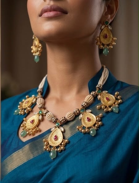 Kundan Necklace Set