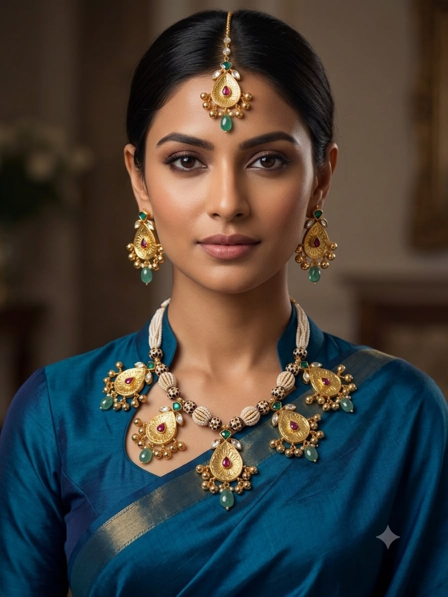 Kundan Necklace Set