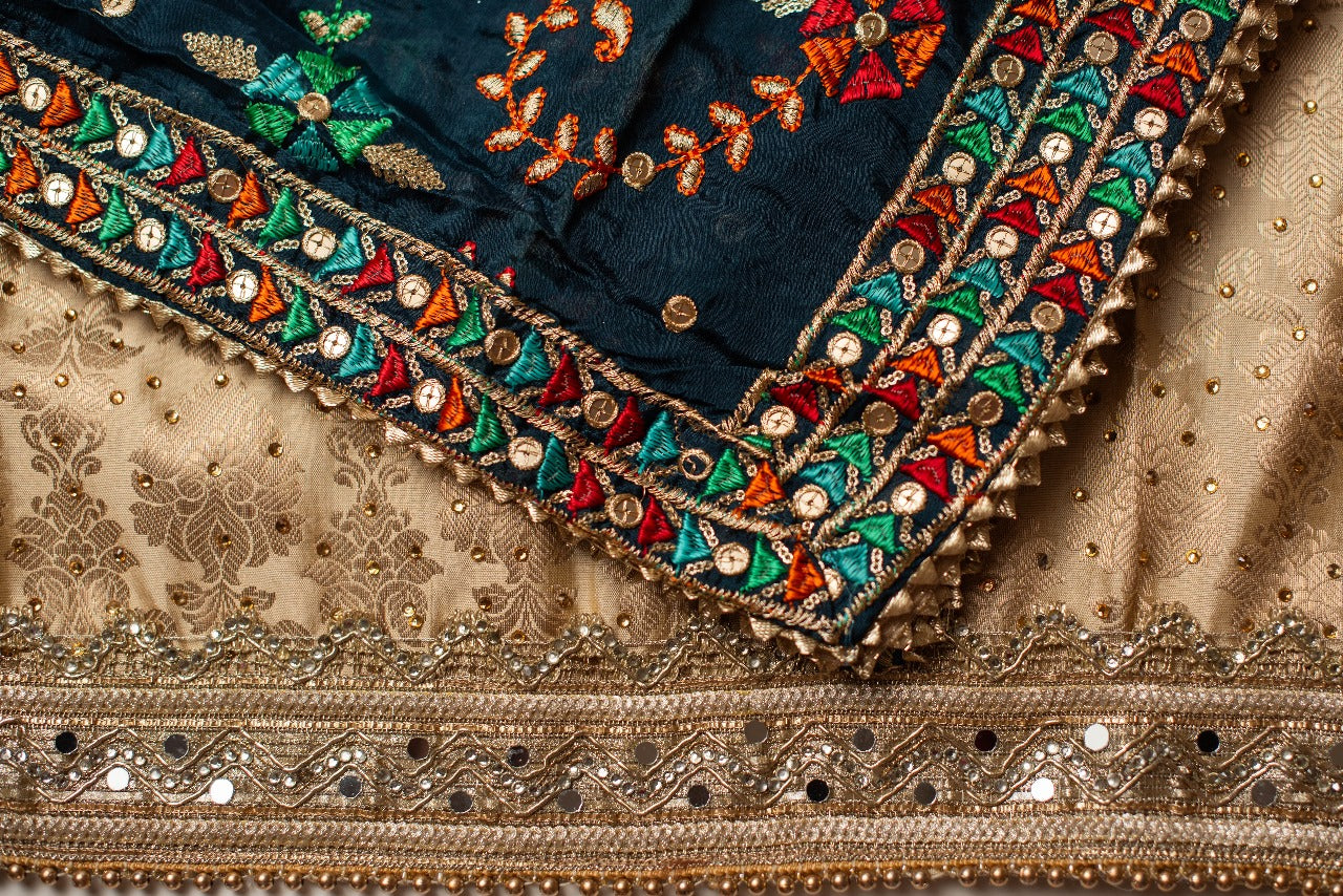 Unstitched Raw Silk Suit