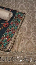 Load and play video in Gallery viewer, Unstitched Raw Silk Suit
